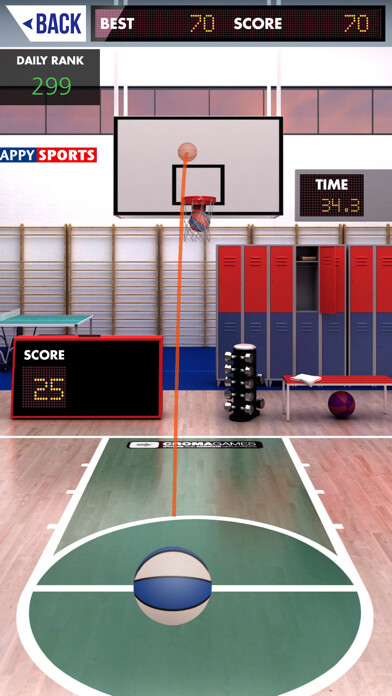 Emulate iPhone app Tappy Sports Basketball Game using MyAndroid Emulate iPhone app Tappy Sports Basketball Game using MyAndroid