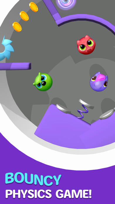 Emulate iPhone app Tap Roller: Physics Ball Game using MyAndroid