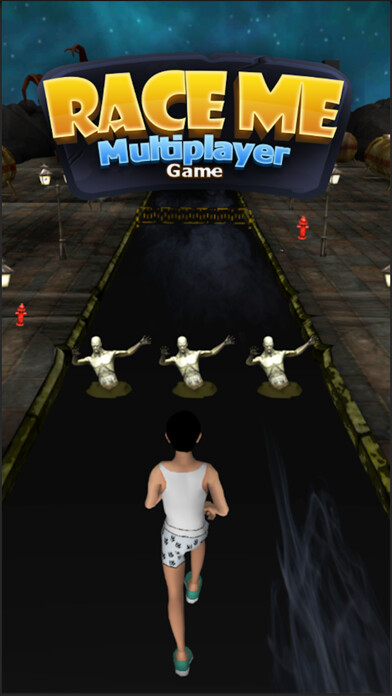 Emulate iPhone app Tap Running Race - Multiplayer using MyAndroid