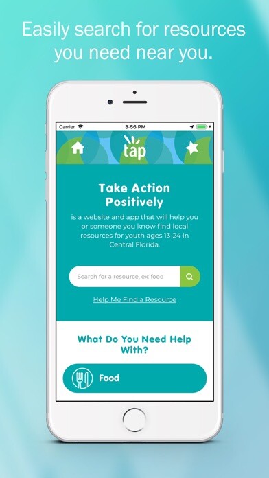 Emulate iPhone app TAP - Take Action Positively using MyAndroid