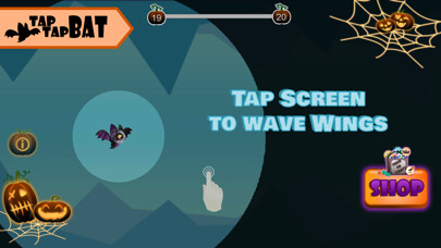 Emulate iPhone app Tap Tap Bat - Halloween Game using MyAndroid Emulate iPhone app Tap Tap Bat - Halloween Game using MyAndroid