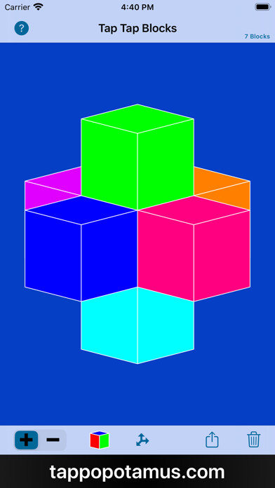 Emulate iPhone app TapTapBlocks using MyAndroid