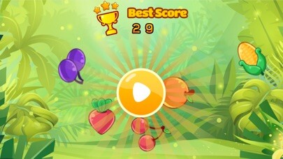 Emulate iPhone app Tap The Fruit Game - crush and blast for fun using MyAndroid