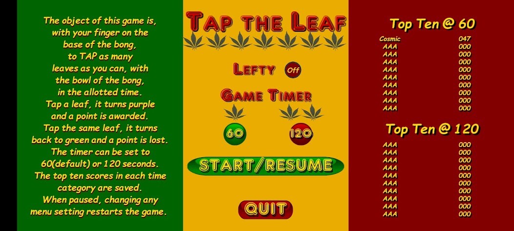 Run android online APK Tap The Leaf from MyAndroid or emulate Tap The Leaf using MyAndroid