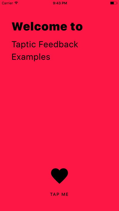 Emulate iPhone app TapticMe using MyAndroid