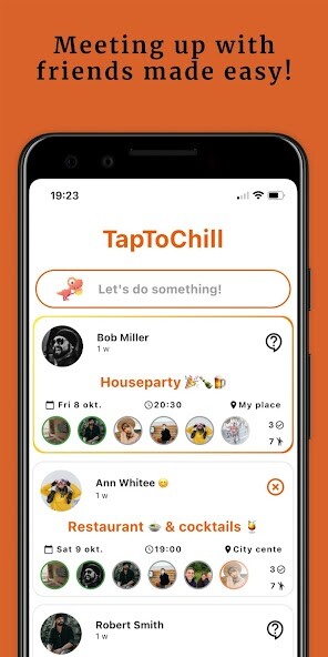 Run android online APK TapToChill - Easy meetups from MyAndroid or emulate TapToChill - Easy meetups using MyAndroid