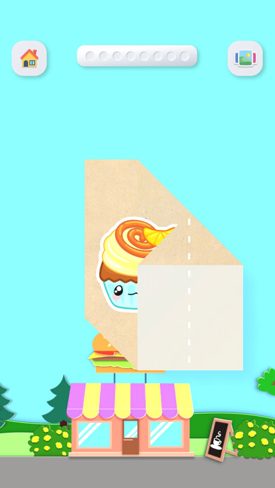 Emulate iPhone app Tap to Fold - Kids puzzle game using MyAndroid Emulate iPhone app Tap to Fold - Kids puzzle game using MyAndroid