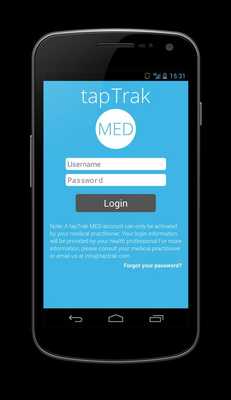 Emulate Android APK tapTrak MED