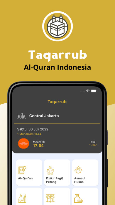 Emulate iPhone app Taqarrub using MyAndroid