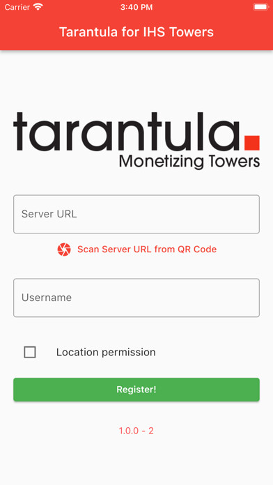 Emulate iPhone app Tarantula for IHS Towers using MyAndroid Emulate iPhone app Tarantula for IHS Towers using MyAndroid