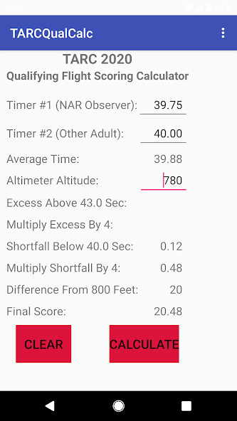 Run android online APK TARCQualCalc from MyAndroid or emulate TARCQualCalc using MyAndroid