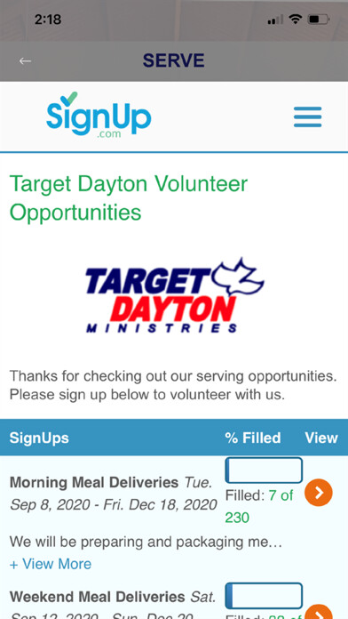 Emulate iPhone app Target Dayton Serve using MyAndroid Emulate iPhone app Target Dayton Serve using MyAndroid