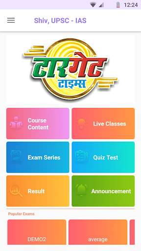 Run android online APK Target Times from MyAndroid or emulate Target Times using MyAndroid