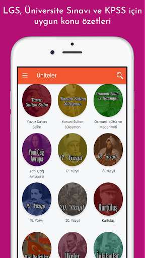 Run android online APK Tarih Dinle KPSS YKS LGS from MyAndroid or emulate Tarih Dinle KPSS YKS LGS using MyAndroid