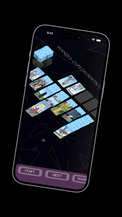 Emulate iPhone app TAROT ARCANA using MyAndroid
