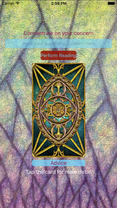 Emulate iPhone app Tarot Card Reader Lite using MyAndroid Emulate iPhone app Tarot Card Reader Lite using MyAndroid