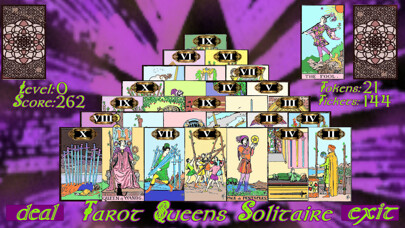 Emulate iPhone app Tarot Queens Solitaire using MyAndroid