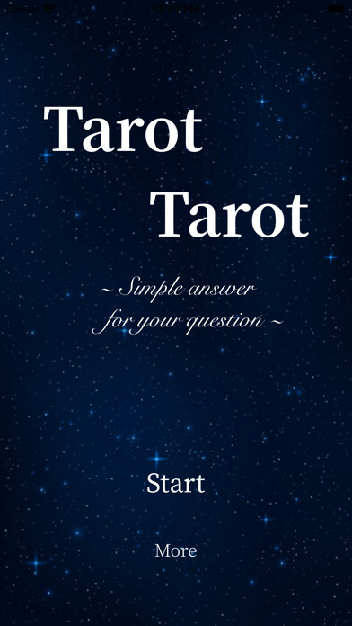 Emulate iPhone app TarotTarot using MyAndroid