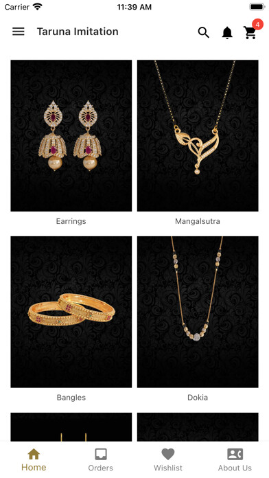 Emulate iPhone app Taruna Imitation Jewellery App using MyAndroid