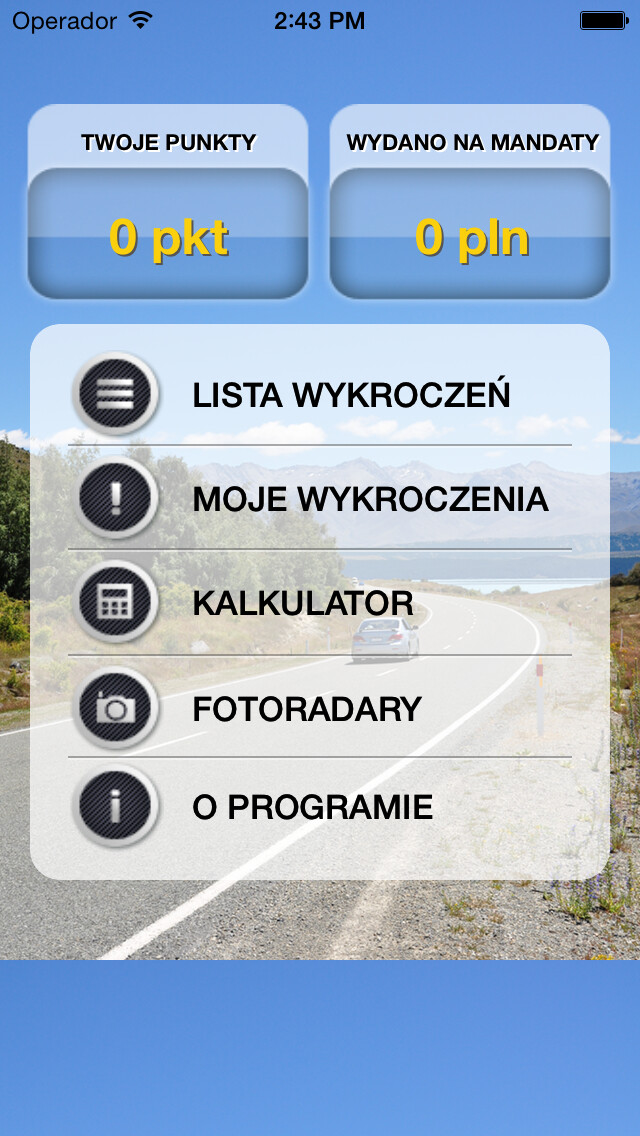 Emulate iPhone app Taryfikator using MyAndroid