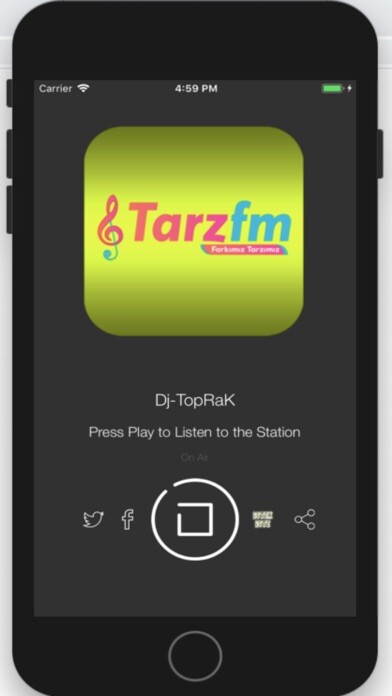 Emulate iPhone app Tarz FM using MyAndroid