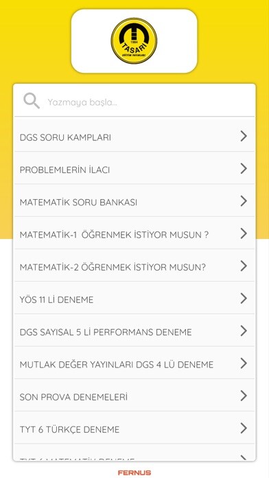 Emulate iPhone app Tasarı Eğitim Yayınları Video using MyAndroid