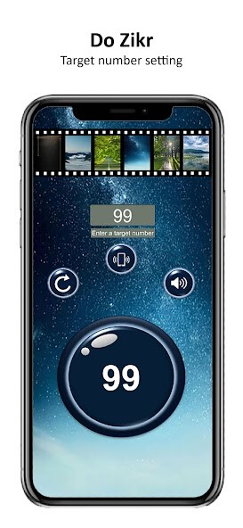 Emulate iPhone app Tasbeeh Counter Pro: Zikr using MyAndroid