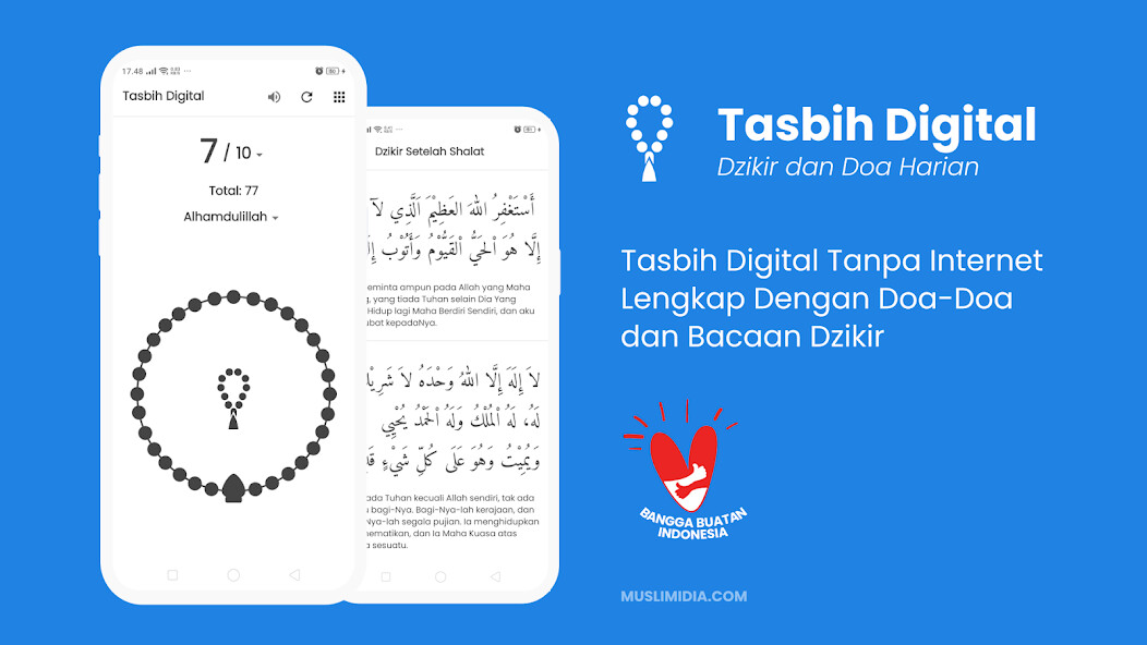 Run android online APK Tasbih Digital Offline from MyAndroid or emulate Tasbih Digital Offline using MyAndroid