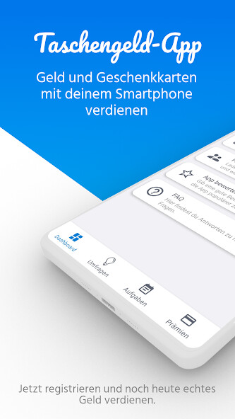 Run android online APK Taschengeld App: Verdiene Geld from MyAndroid or emulate Taschengeld App: Verdiene Geld using MyAndroid