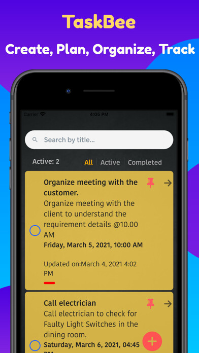 Emulate iPhone app TaskBee using MyAndroid Emulate iPhone app TaskBee using MyAndroid