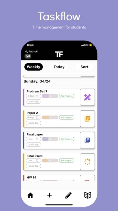 Emulate iPhone app Taskflow Time Management using MyAndroid Emulate iPhone app Taskflow Time Management using MyAndroid