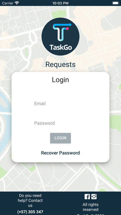 Emulate iPhone app TaskGo Requests using MyAndroid