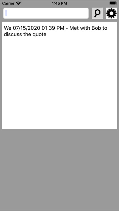 Emulate iPhone app Task Log - Log daily tasks using MyAndroid Emulate iPhone app Task Log - Log daily tasks using MyAndroid