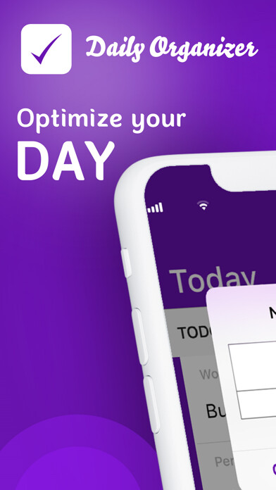 Emulate iPhone app Task Manager: Daily Organizer using MyAndroid