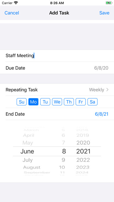 Emulate iPhone app Task Master Calendar using MyAndroid Emulate iPhone app Task Master Calendar using MyAndroid