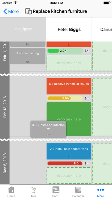 Emulate iPhone app Tasks Wizard using MyAndroid
