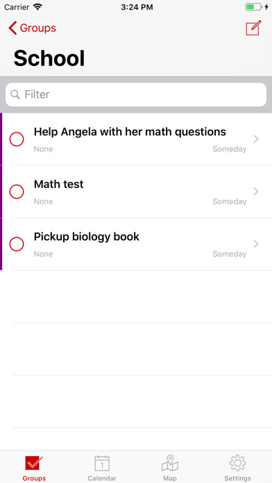 Emulate iPhone app Task & Todo using MyAndroid