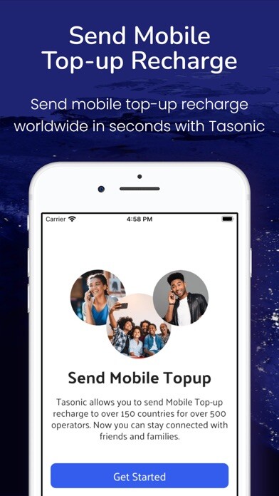 Emulate iPhone app Tasonic Top-up using MyAndroid