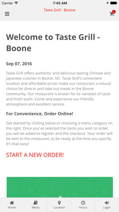 Emulate iPhone app Taste Grill - Boone using MyAndroid Emulate iPhone app Taste Grill - Boone using MyAndroid