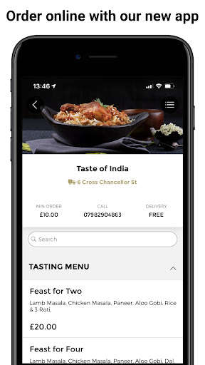 Run android online APK Taste of India Leeds from MyAndroid or emulate Taste of India Leeds using MyAndroid