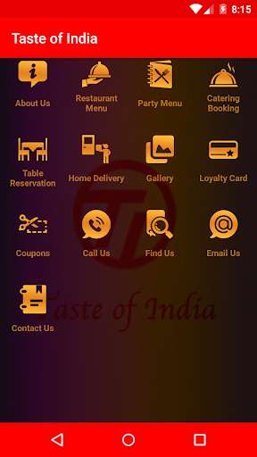 Run android online APK Taste of India - Singapore from MyAndroid or emulate Taste of India - Singapore using MyAndroid