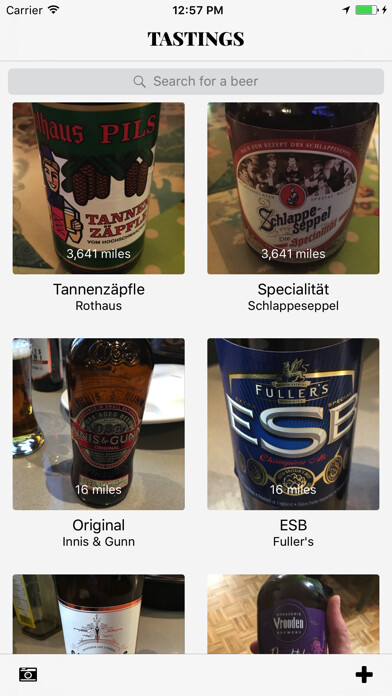 Emulate iPhone app Tastings - rate & track beers using MyAndroid Emulate iPhone app Tastings - rate & track beers using MyAndroid