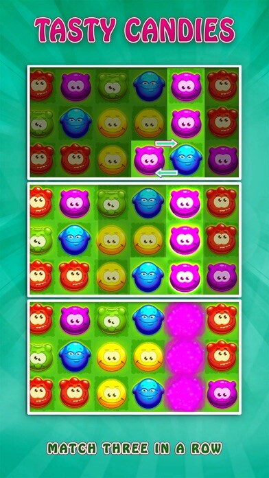 Emulate iPhone app Tasty Candies: Match 3 Puzzle using MyAndroid Emulate iPhone app Tasty Candies: Match 3 Puzzle using MyAndroid