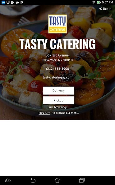 Run android online APK Tasty Catering from MyAndroid or emulate Tasty Catering using MyAndroid