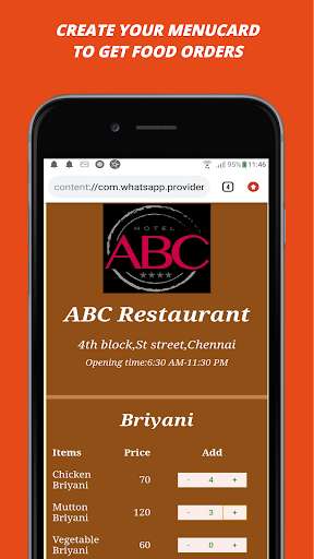 Run android online APK TastyMenu - Table Reservation card & eMenu card from MyAndroid or emulate TastyMenu - Table Reservation card & eMenu card using MyAndroid