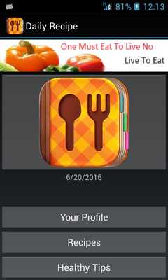 Emulate Android APK Tasty Recipe - food,cook and kitchen Emulate Android APK Tasty Recipe - food,cook and kitchen