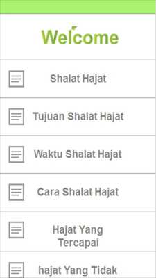 Emulate Android APK Tata Cara Shalat Hajat