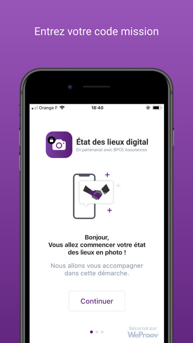 Emulate iPhone app État des lieux digital using MyAndroid Emulate iPhone app État des lieux digital using MyAndroid