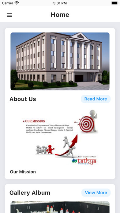 Emulate iPhone app Tathya Education using MyAndroid
