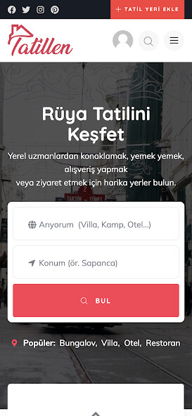 Run android online APK Tatillen: Bungalov, Otel,Villa from MyAndroid or emulate Tatillen: Bungalov, Otel,Villa using MyAndroid Run android online APK Tatillen: Bungalov, Otel,Villa from MyAndroid or emulate Tatillen: Bungalov, Otel,Villa using MyAndroid